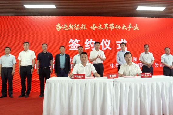 山阳县和丰阳光食用菌产业园三期正式签约动工